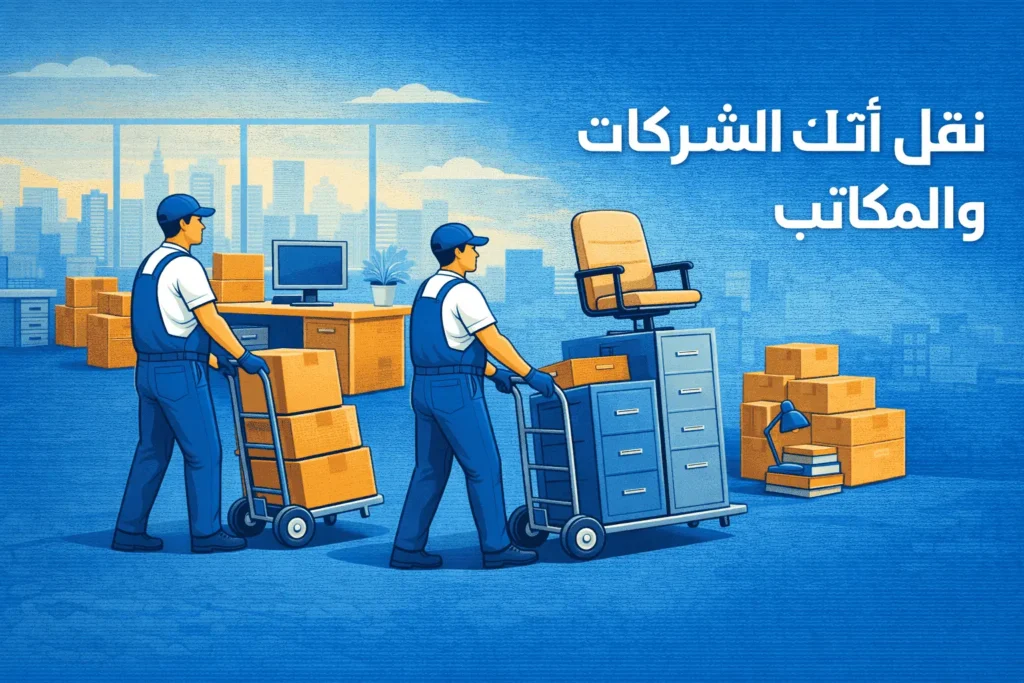نقل أثاث الشركات والمكاتب