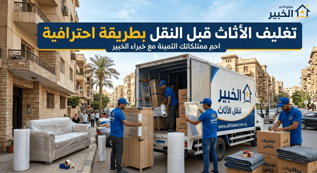 تغليف الأثاث قبل النقل بطريقة احترافية