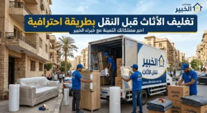 تغليف الأثاث قبل النقل بطريقة احترافية