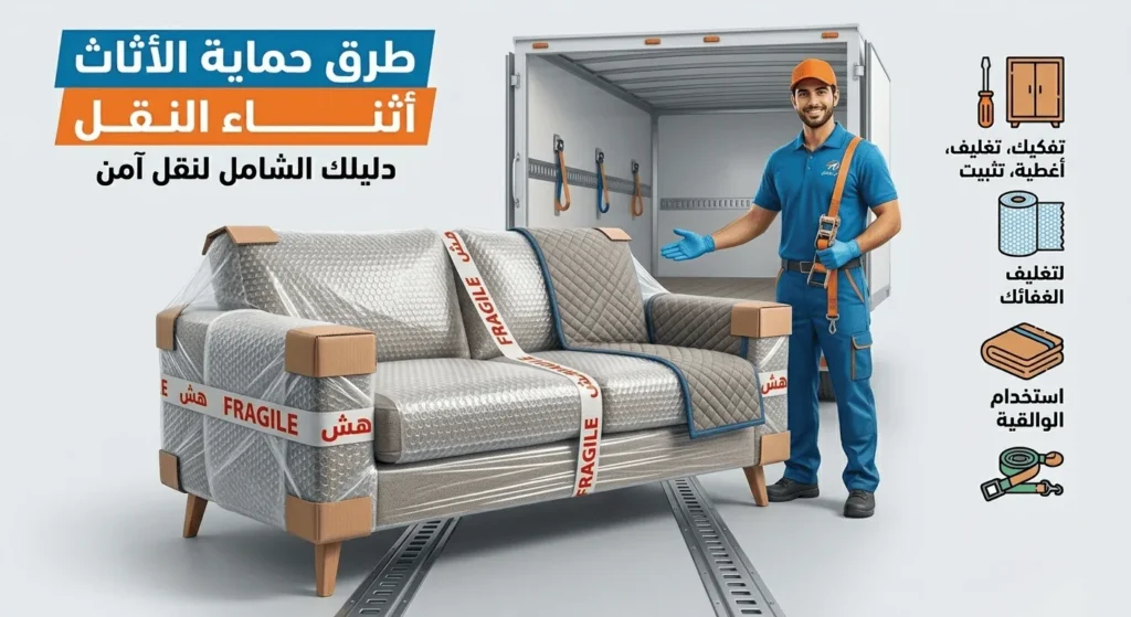 طرق حماية الاثاث اثناء النقل