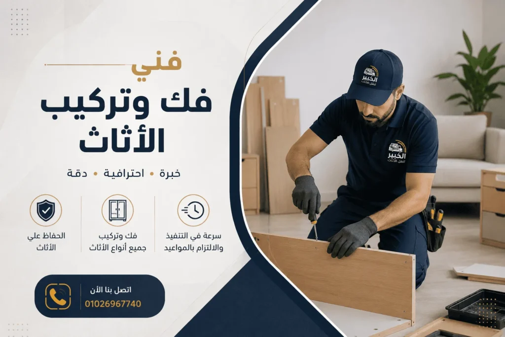 فنى فك وتركيب الاثاث- شركة الخبير