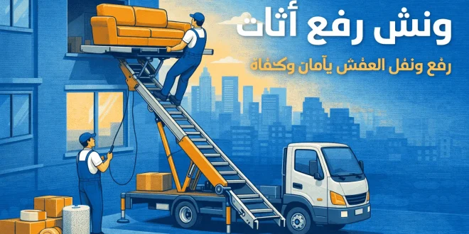 ونش رفع أثاث بالقاهرة - شركة الخبير